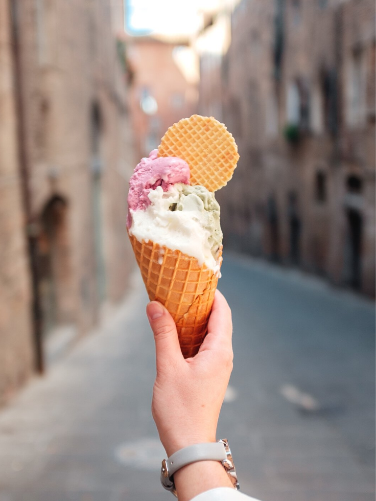 Aritisanal Italian Gelato vs American Ice Cream Fat Sugar Calorie Healthy 1